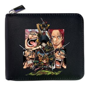 Cartera One Piece Cuero Emperadores: ¡El Tesoro de los Poderosos Piratas!