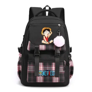 Mochila Luffy Playa: Negra