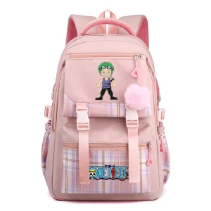 Mochila One Piece Zoro: Rosa