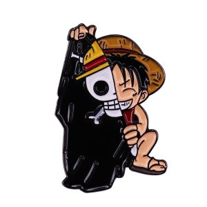 Pin Coleccionable: Luffy y su Bandera Pirata